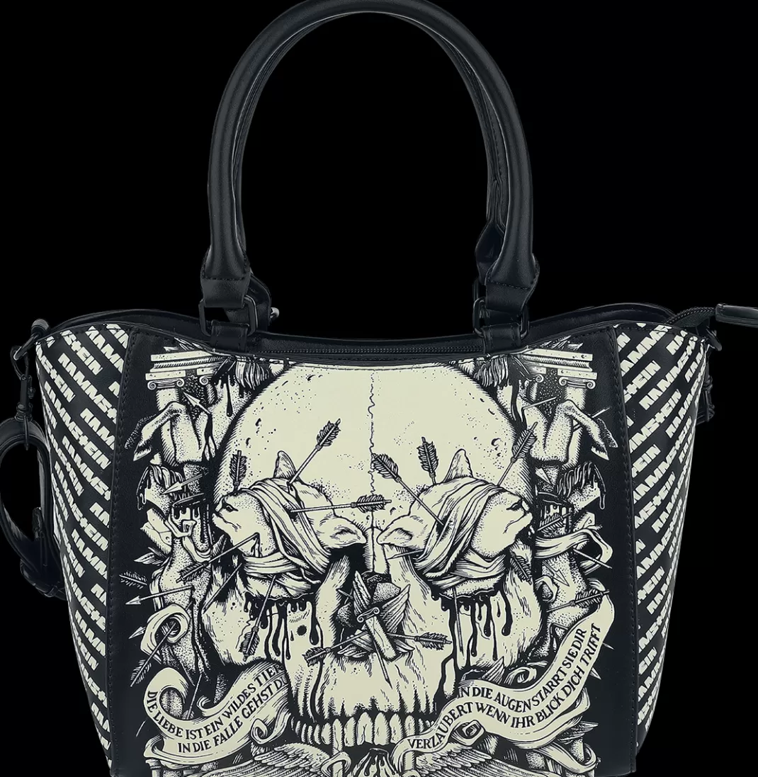 Amour Handbag Black-White By^Rammstein Cheap