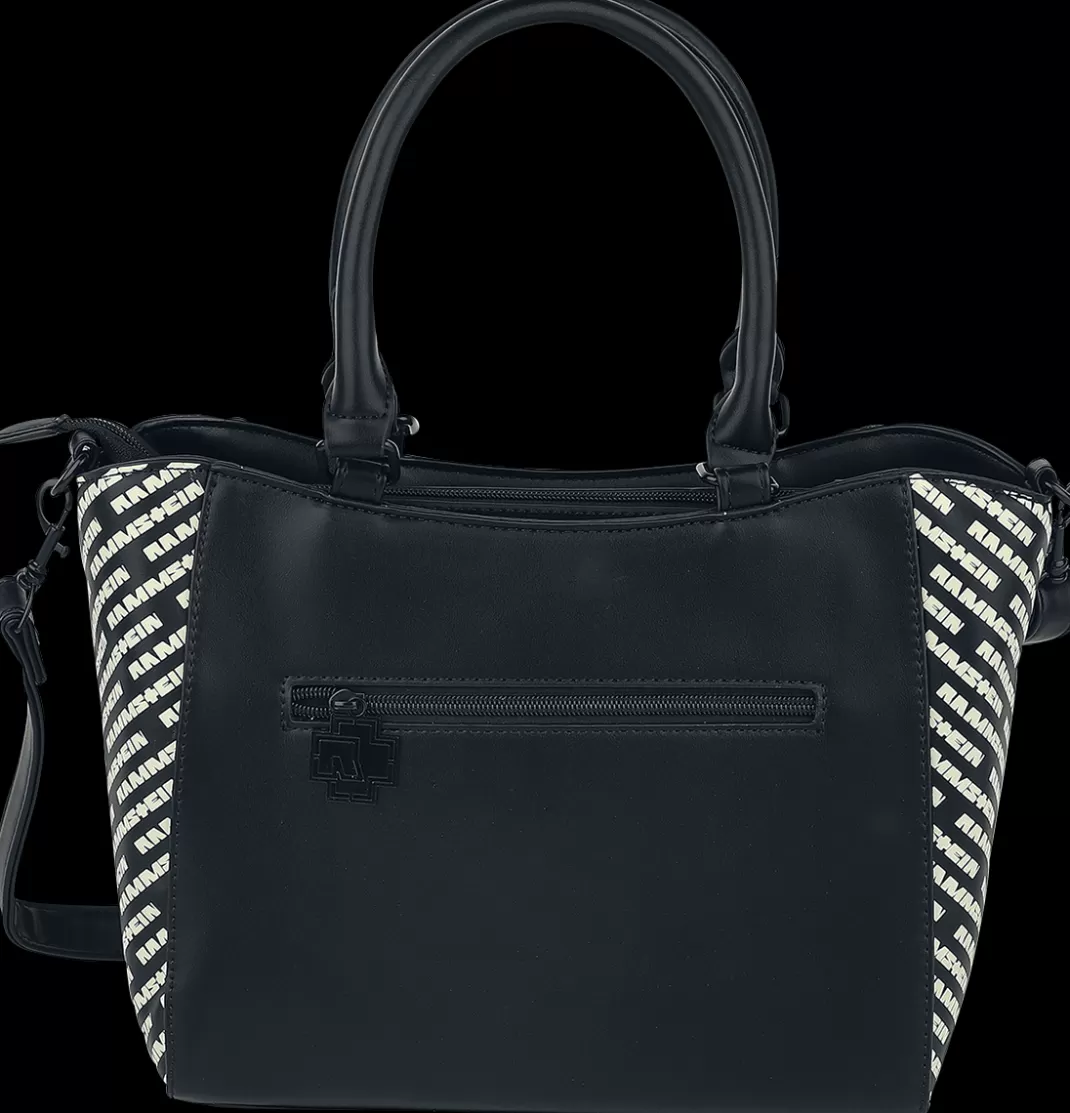 Amour Handbag Black-White By^Rammstein Cheap