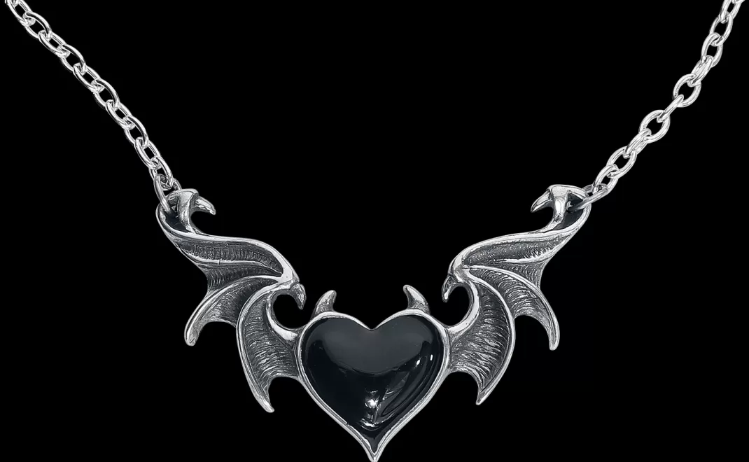 Blacksoul Necklace Black-Silver By^Alchemy Gothic New