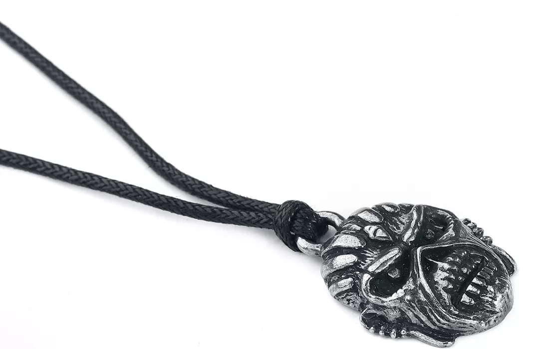 Men Iron Maiden Book Of Souls Necklace Silver-Coloured By