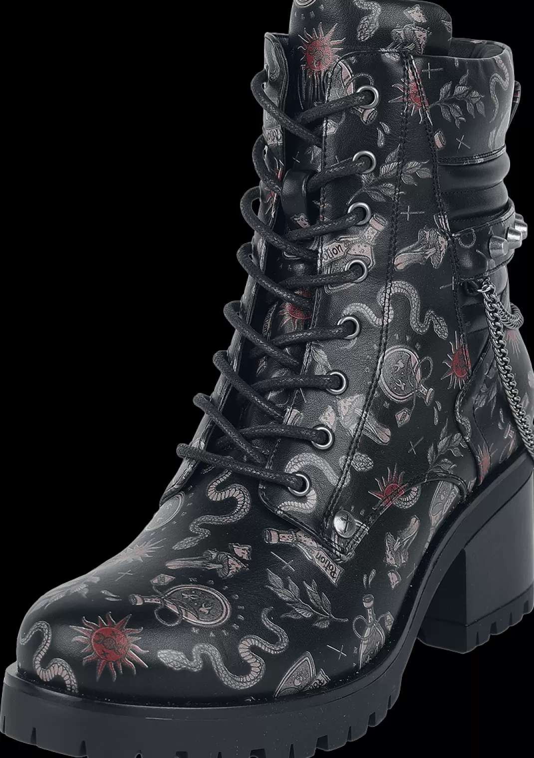 Women * Boot Black By Gothicana By Emp