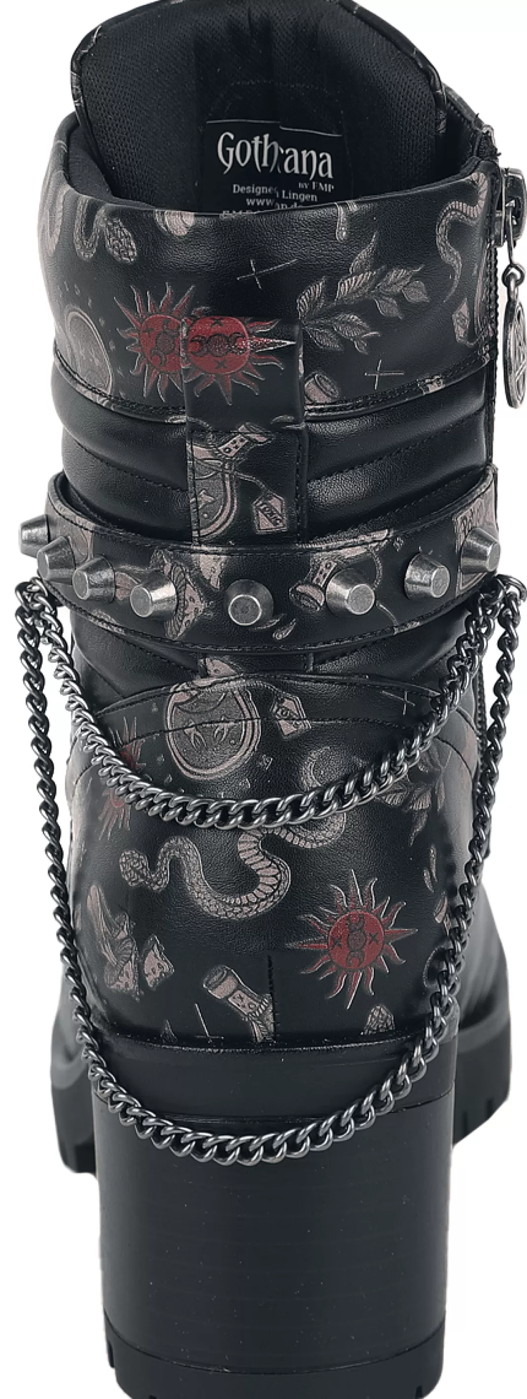 Women * Boot Black By Gothicana By Emp