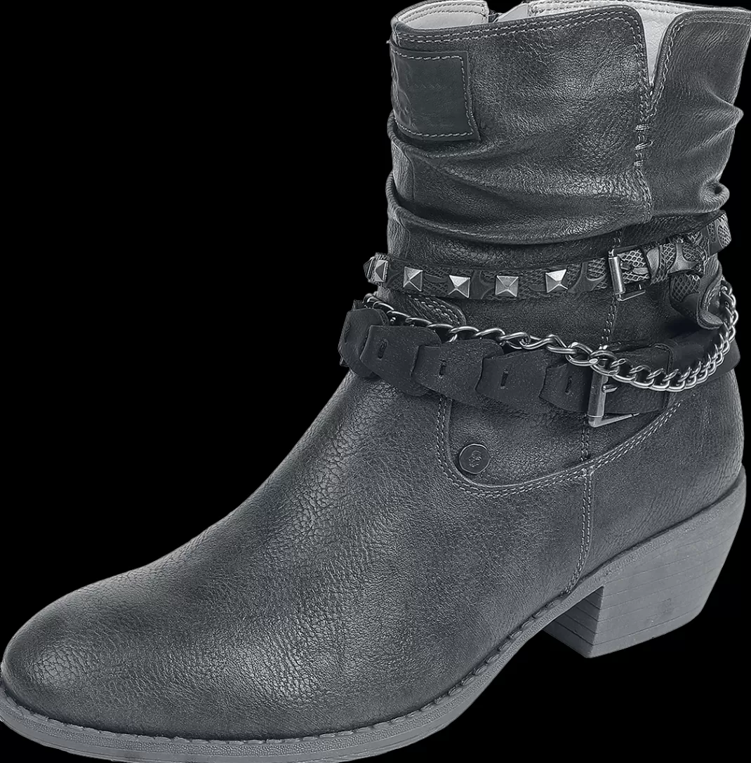 Women * Boot Dark Grey By Rock Rebel By Emp