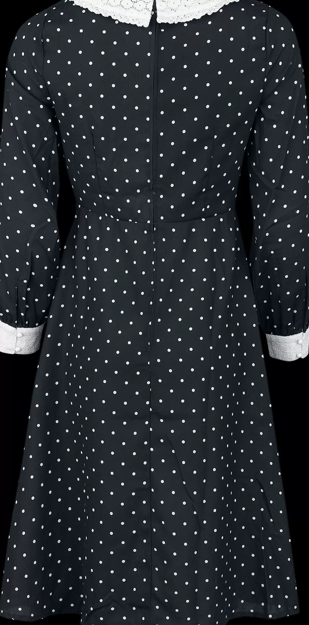 Bow-Front Dress Medium-Length Dress Black-White By^Timeless London Best