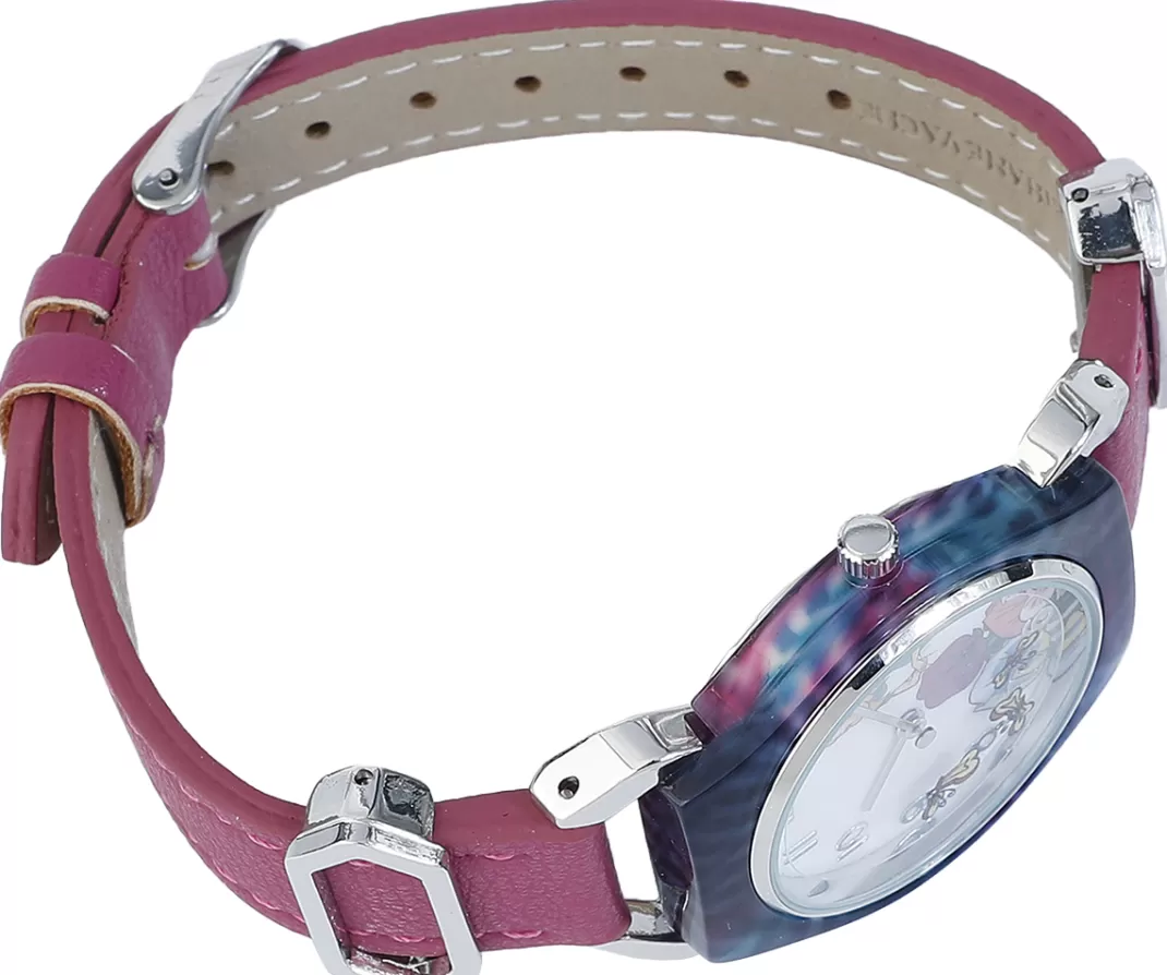 Men Alice in Wonderland Butterflies And Flowers Wristwatches Multicolour By