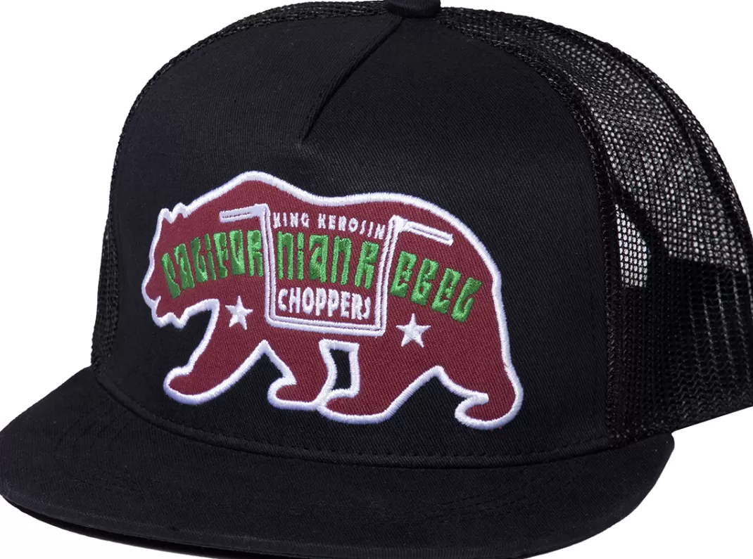 Men King Kerosin Californian Rebel Cap Black By