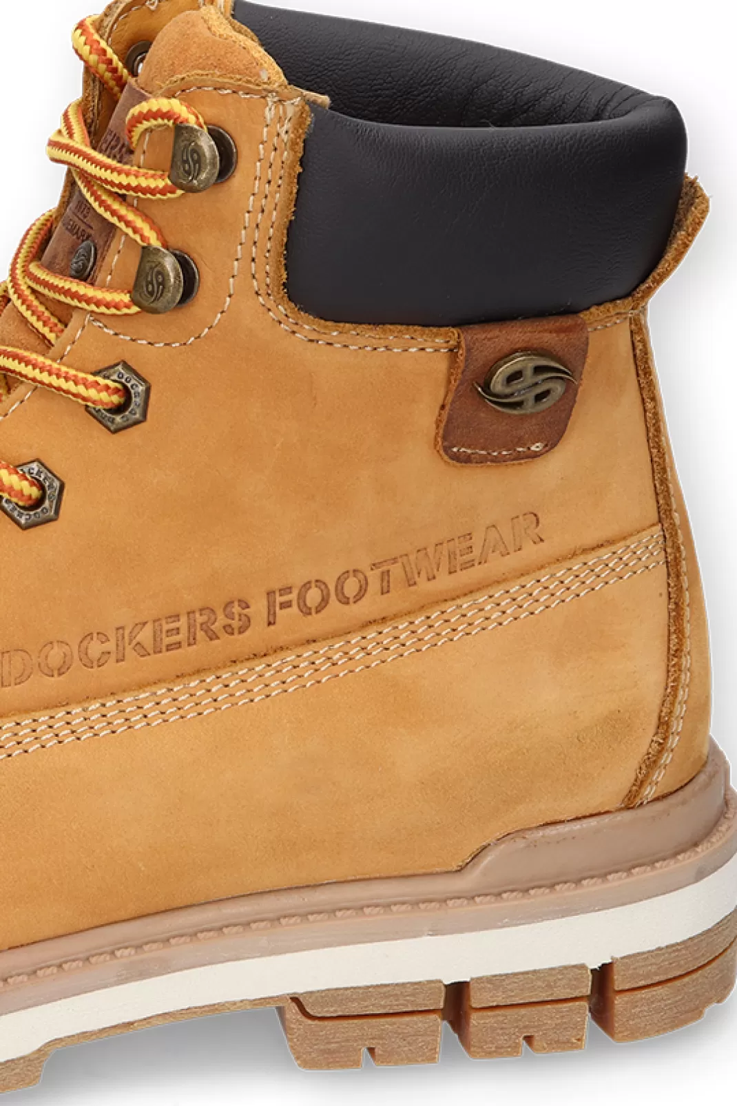 Men Dockers by Gerli Camel Boot Laced Boots Light Brown By