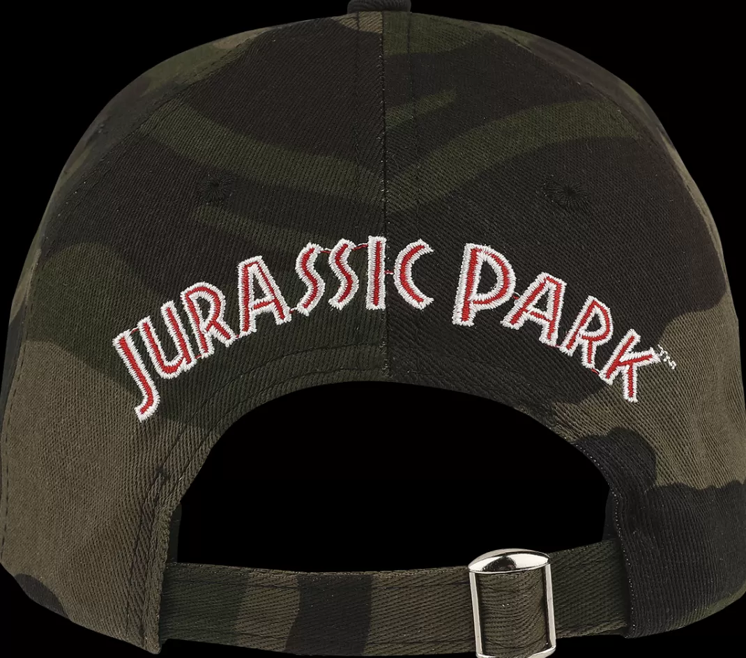 Men Jurassic Park Camo Logo Cap Multicolour By