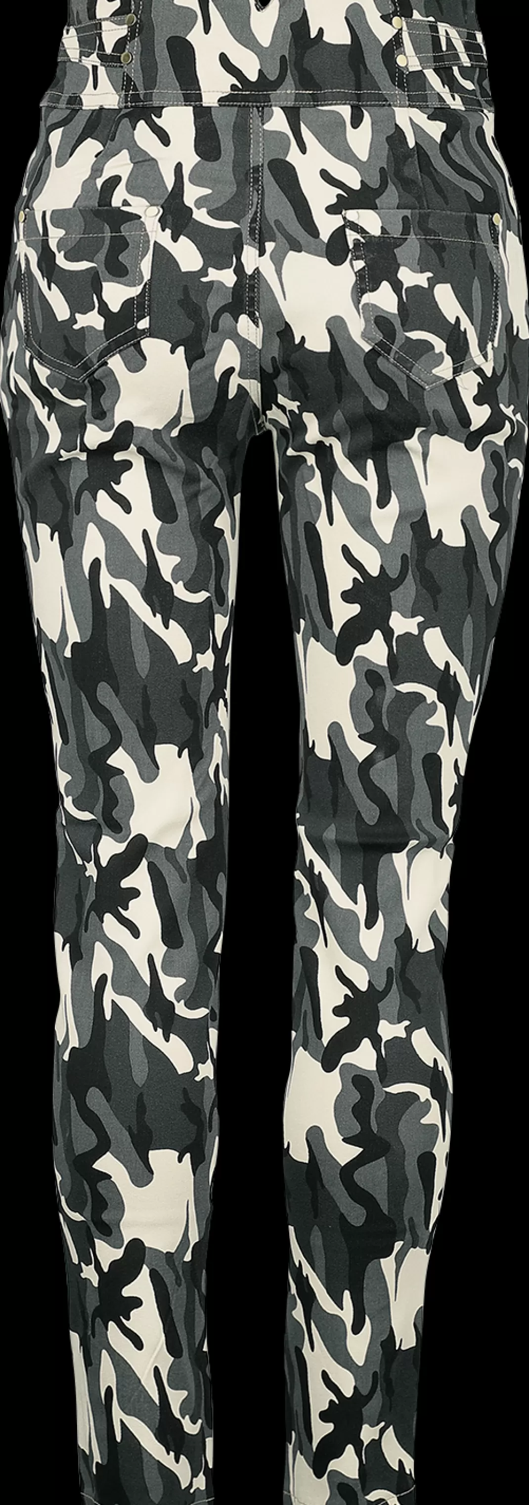 Camouflage Stretch Skinny Jeans Jeans Multicolour By^QED London Sale