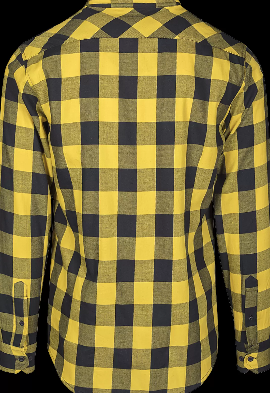 Checked Flannel Shirt Flanel Shirt Black-Yellow By^Urban Classics Best