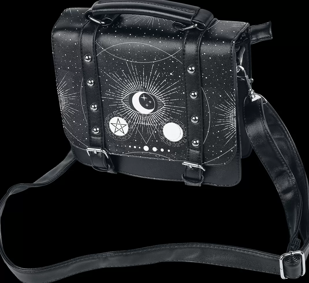 Men Banned Cosmic Shoulder Bag Black By Alternative