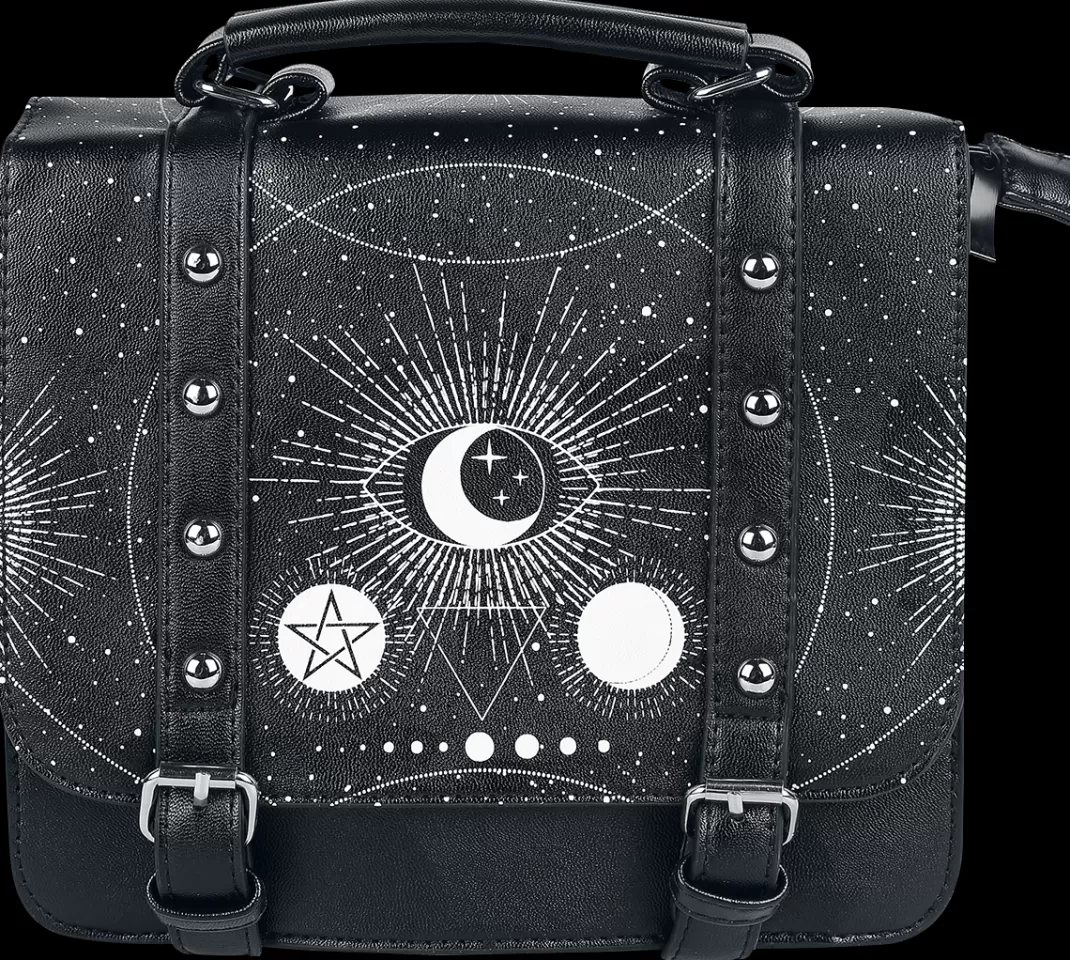 Men Banned Cosmic Shoulder Bag Black By Alternative