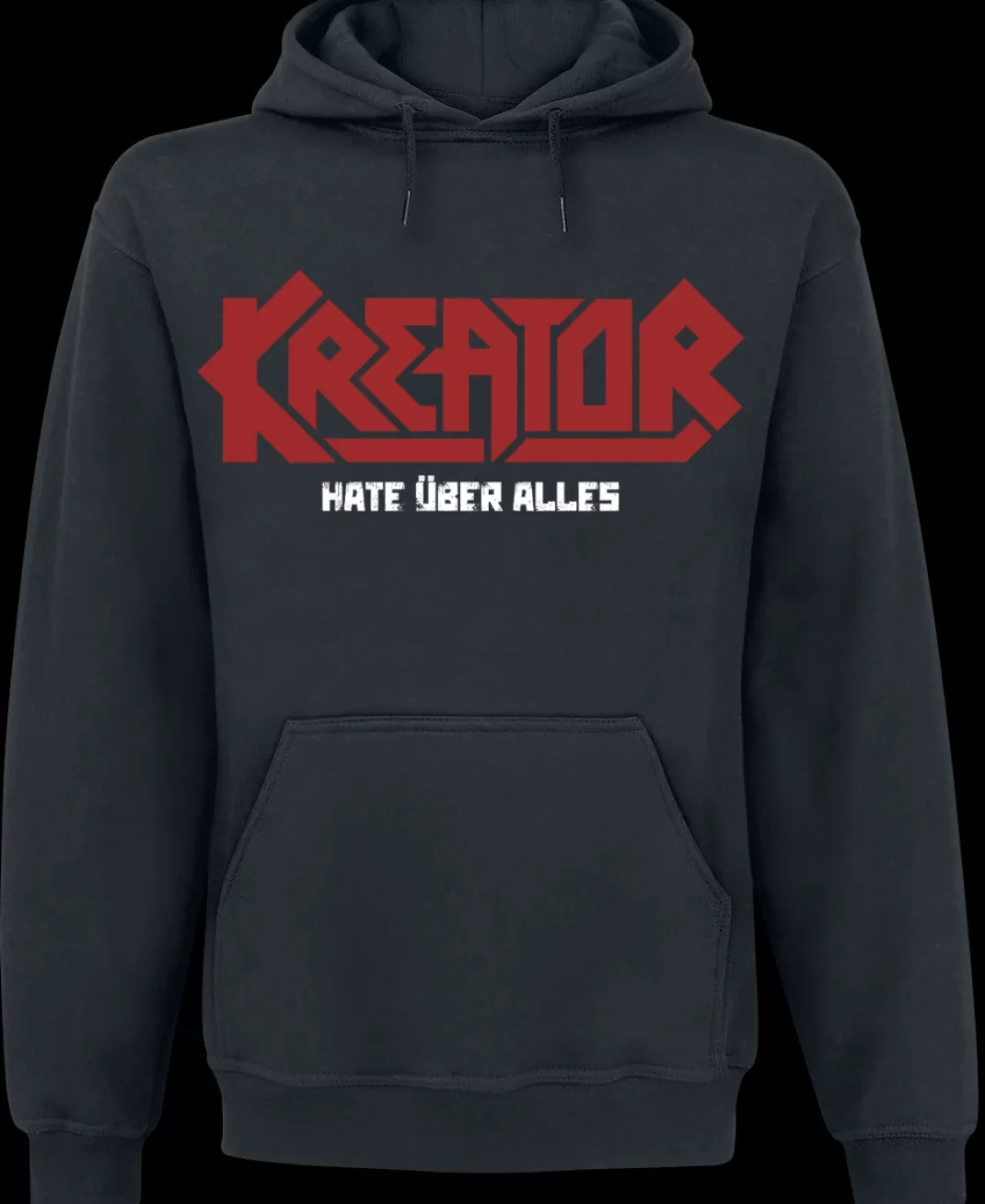 Men Kreator Crush The Tyrants Hooded Sweater Black By