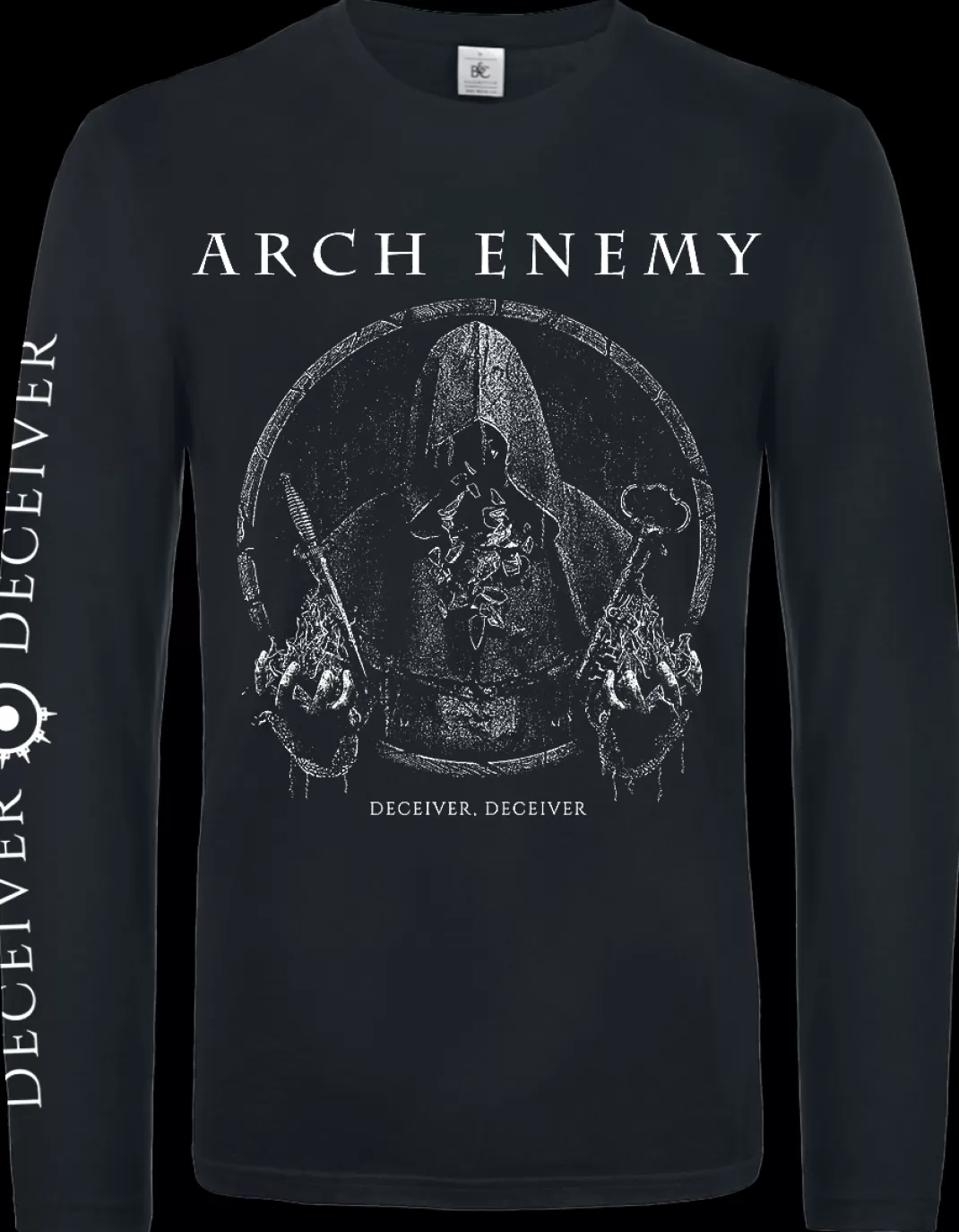 Men Arch Enemy Deceiver Long-Sleeve Shirt Black By