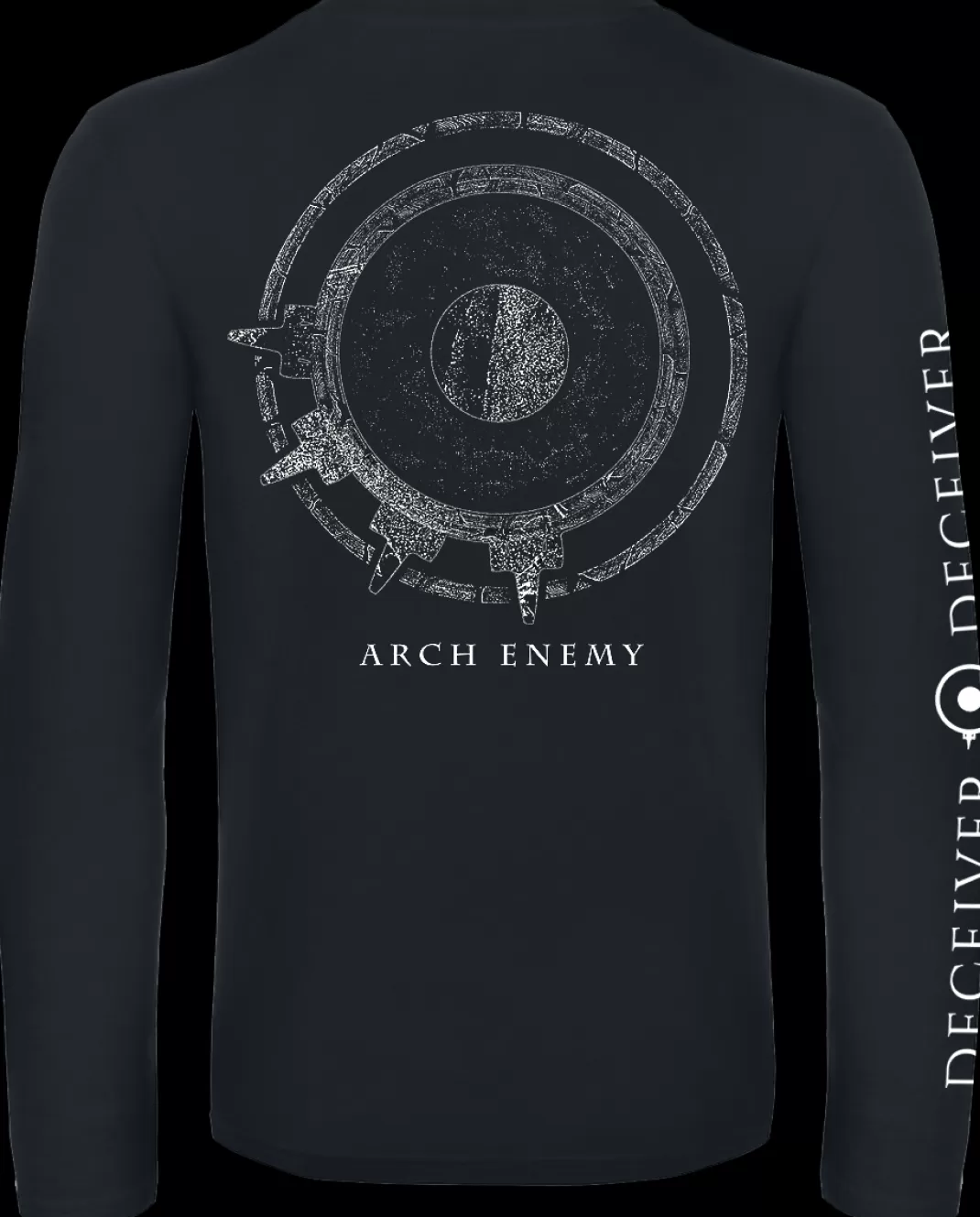 Men Arch Enemy Deceiver Long-Sleeve Shirt Black By