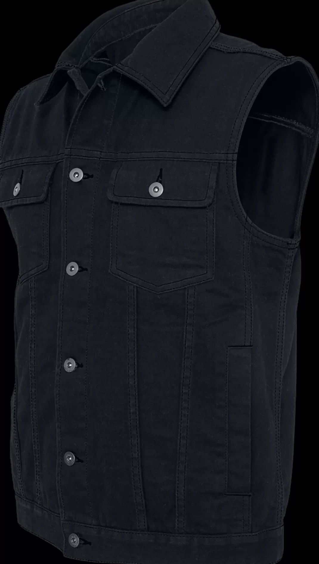 Denim Vest Vest Black By^Urban Classics Shop