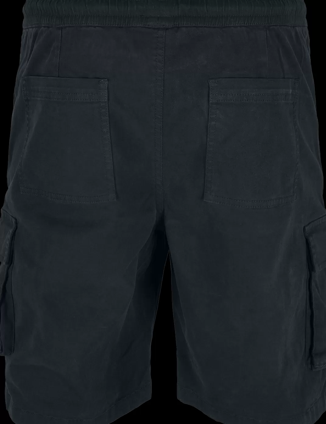 Men Urban Classics Drawstring Cargo Shorts Shorts Black By