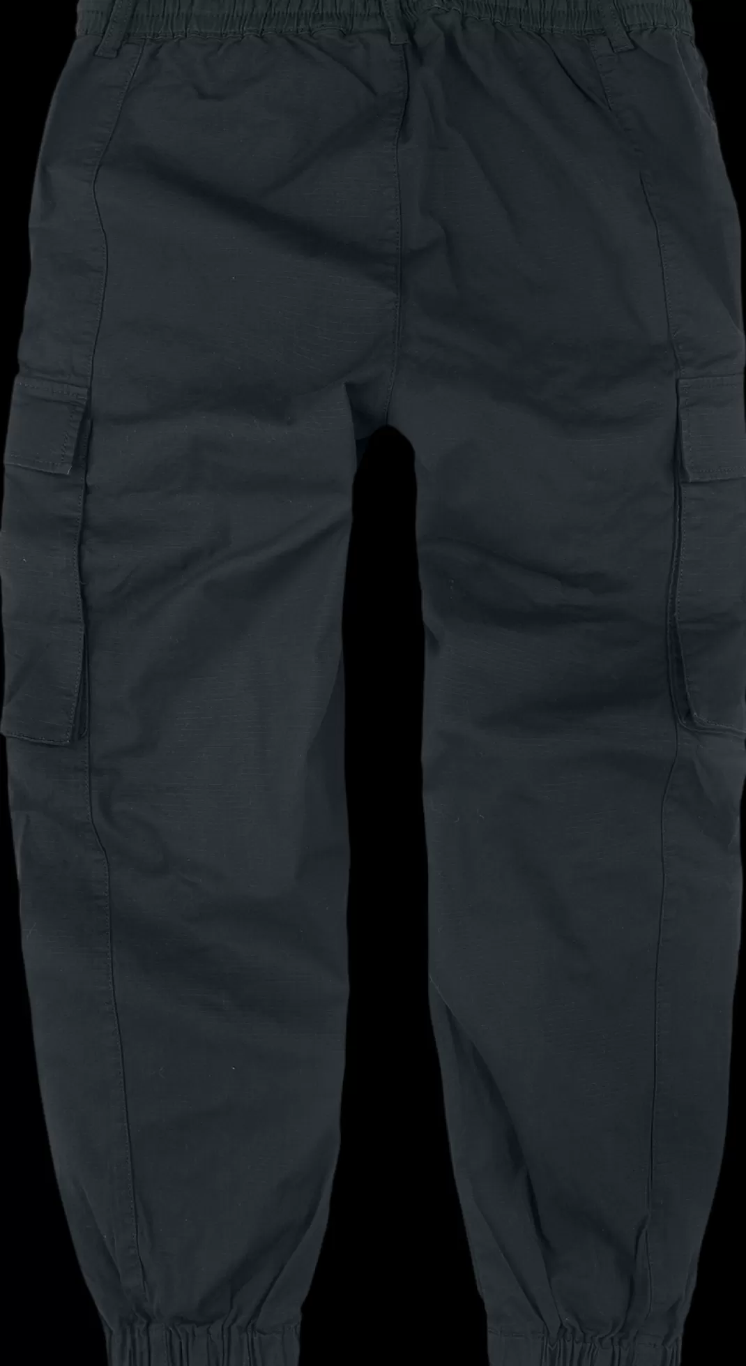 Men Champion Elasticated Cuff Cargo Trousers Cloth Trousers Black By