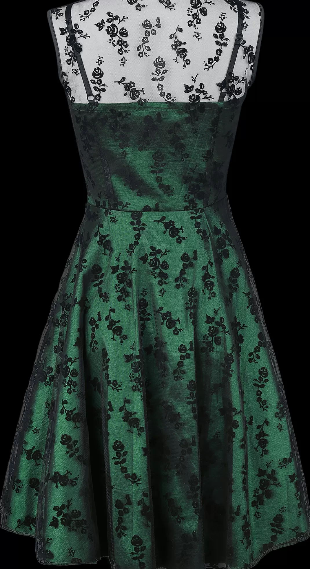 Emerald Medium-Length Dress Green By^Voodoo Vixen New