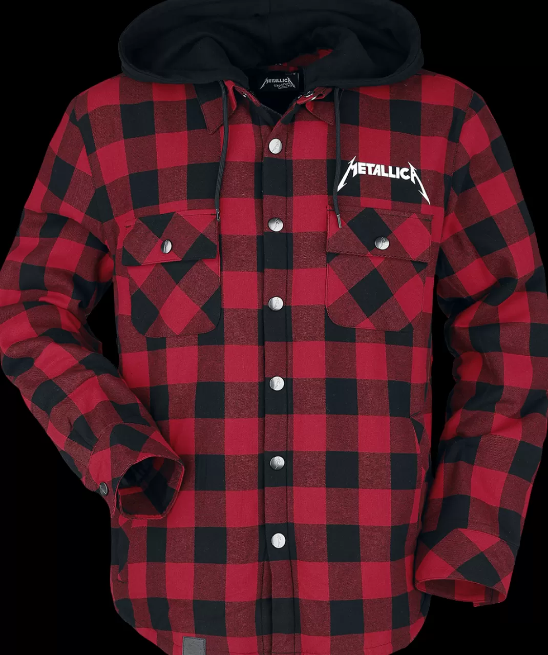 Men Metallica Emp Signature Collection Between-Seasons Jacket Red-Black By