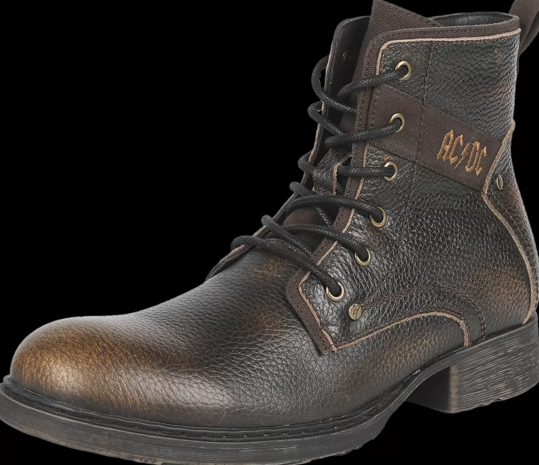 Men AC/DC Emp Signature Collection Boot Brown By