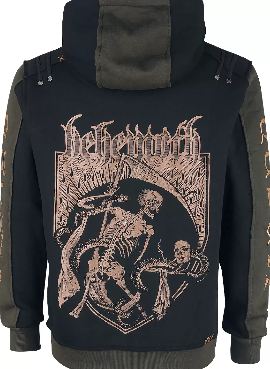Men Behemoth Emp Signature Collection Hooded Zip Black By