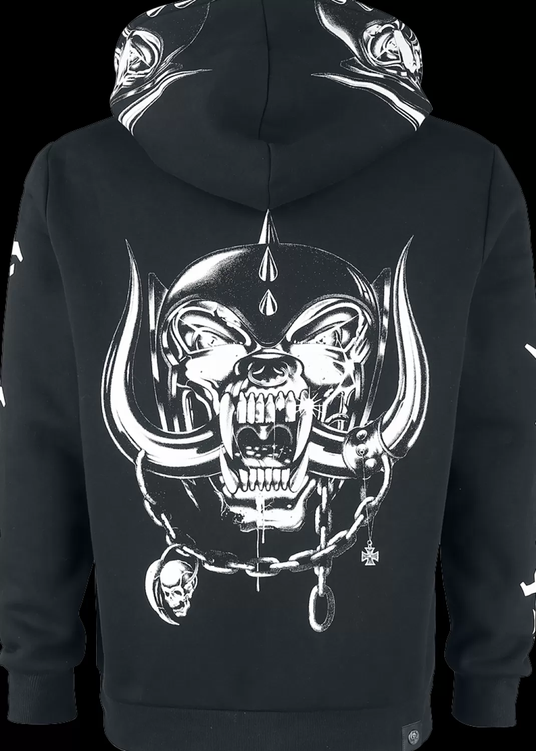 Men Motörhead Emp Signature Collection Hooded Zip Black By Motorhead