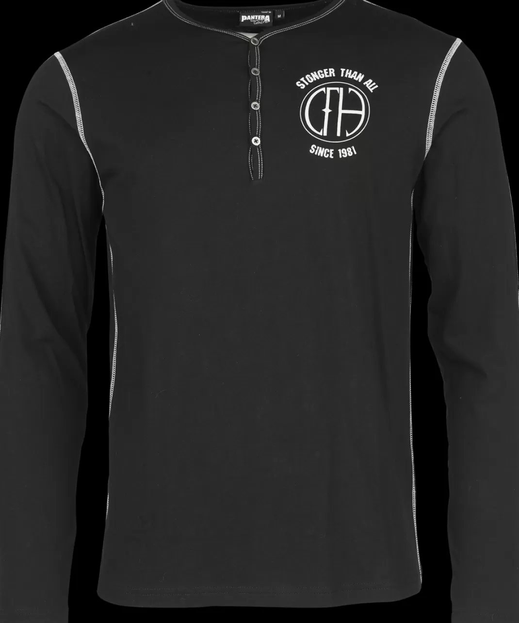 Men Pantera Emp Signature Collection Long-Sleeve Shirt Black By