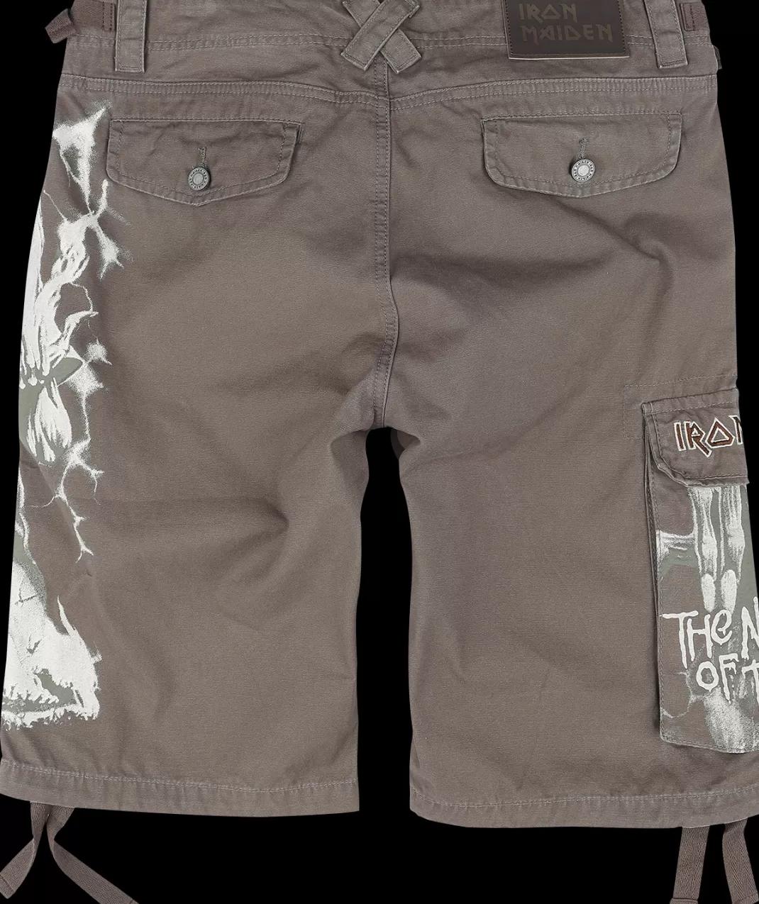 Men Iron Maiden Emp Signature Collection Shorts Khaki By