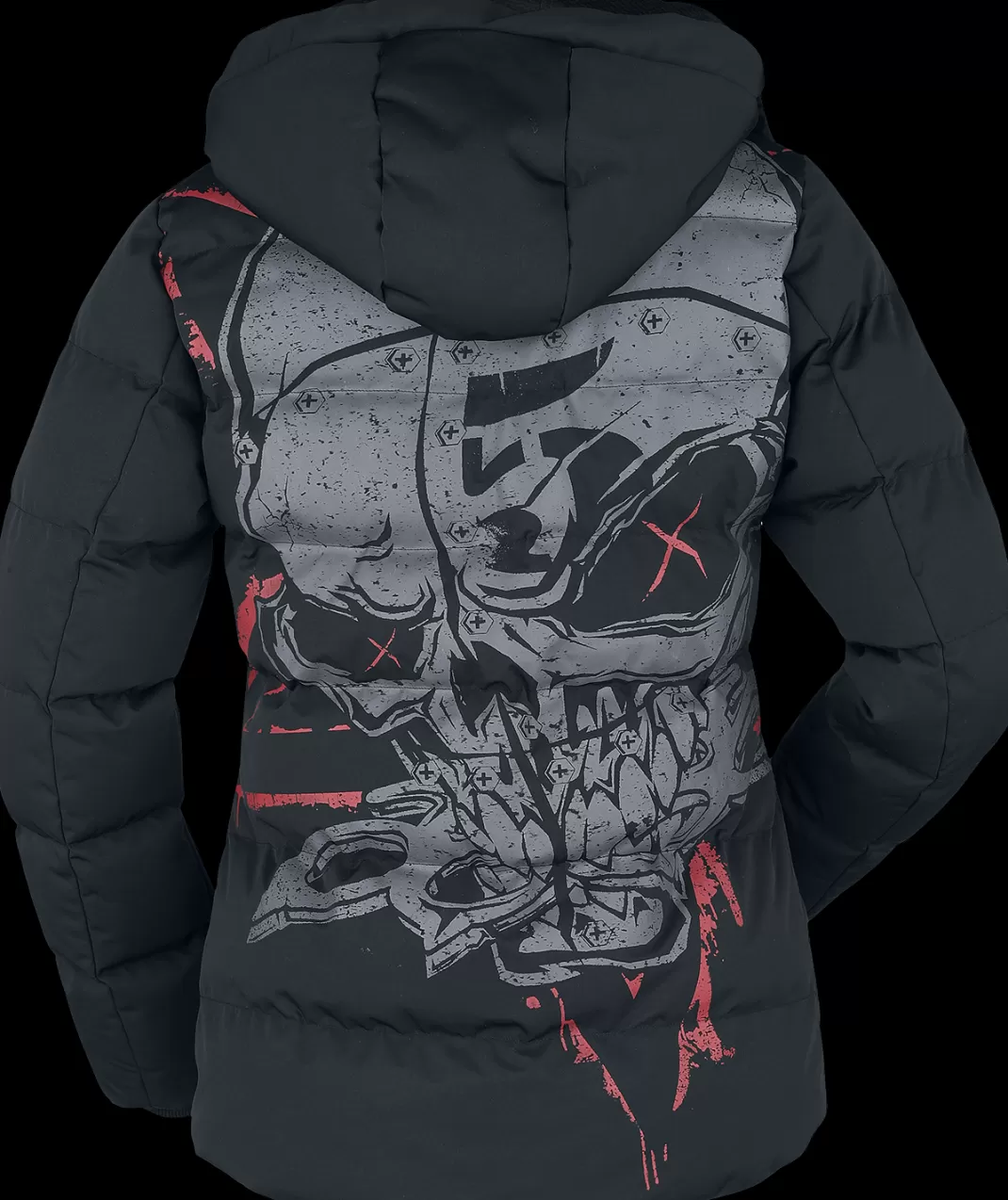 Emp Signature Collection Winter Jacket Black By^Five Finger Death Punch Cheap