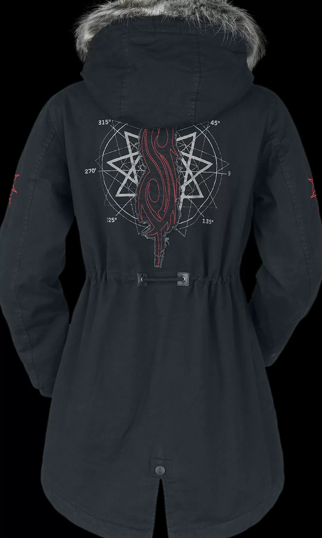 Emp Signature Collection Winter Jacket Black By^Slipknot New