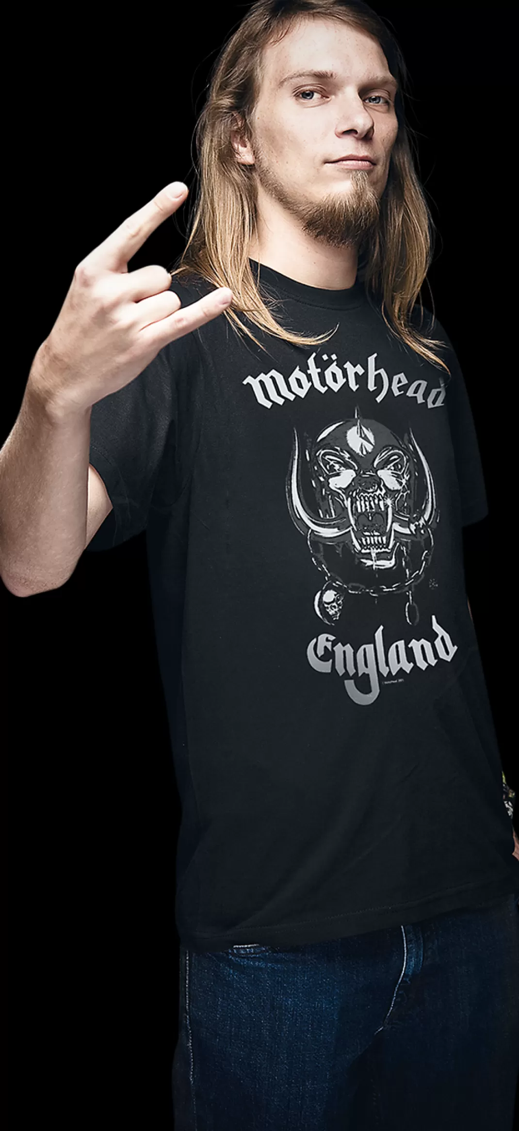 Men Motörhead England T-Shirt Black By Motorhead