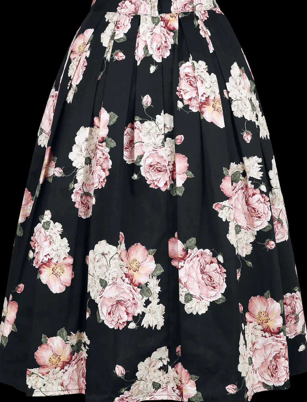 English Rose Pleated Skirt Medium-Length Skirt Multicolour By^Banned Retro Flash Sale