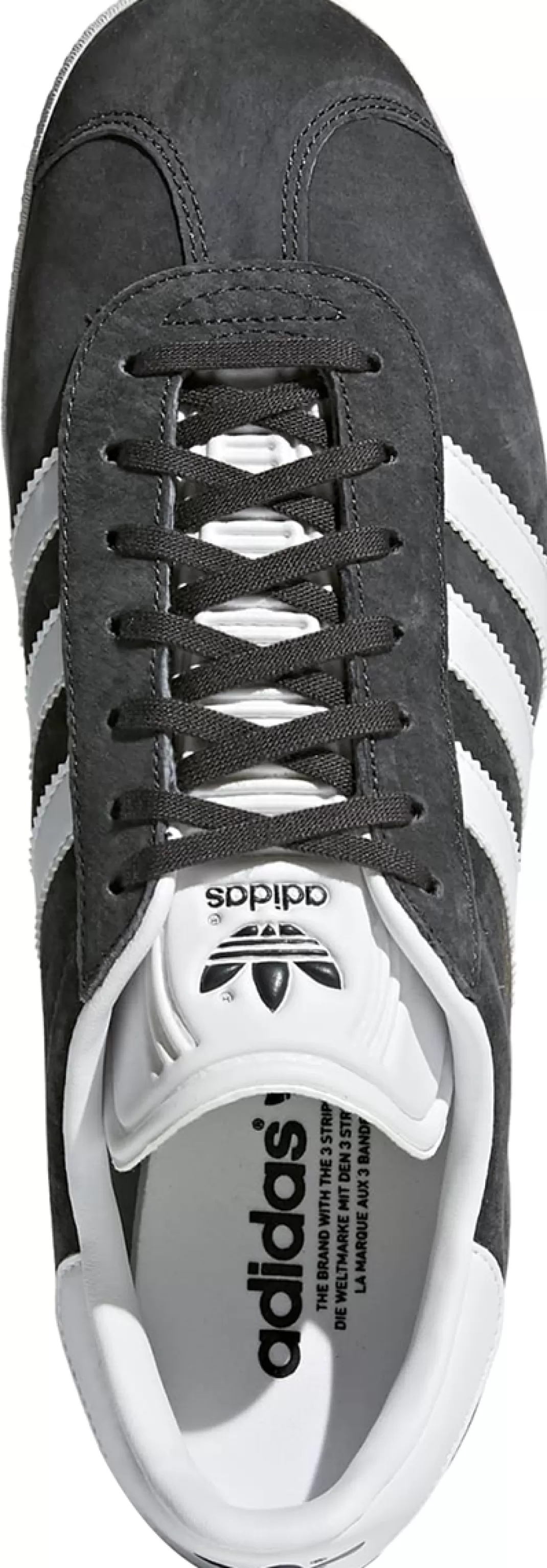 Men Adidas Gazelle Sneakers Grey By