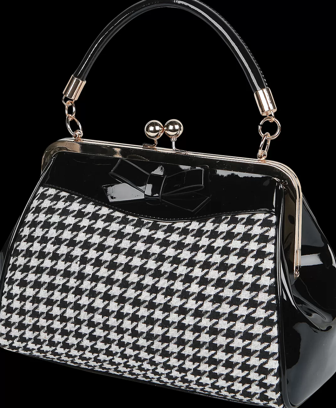 Gene Handbag Black-White By Alternative^Banned Clearance