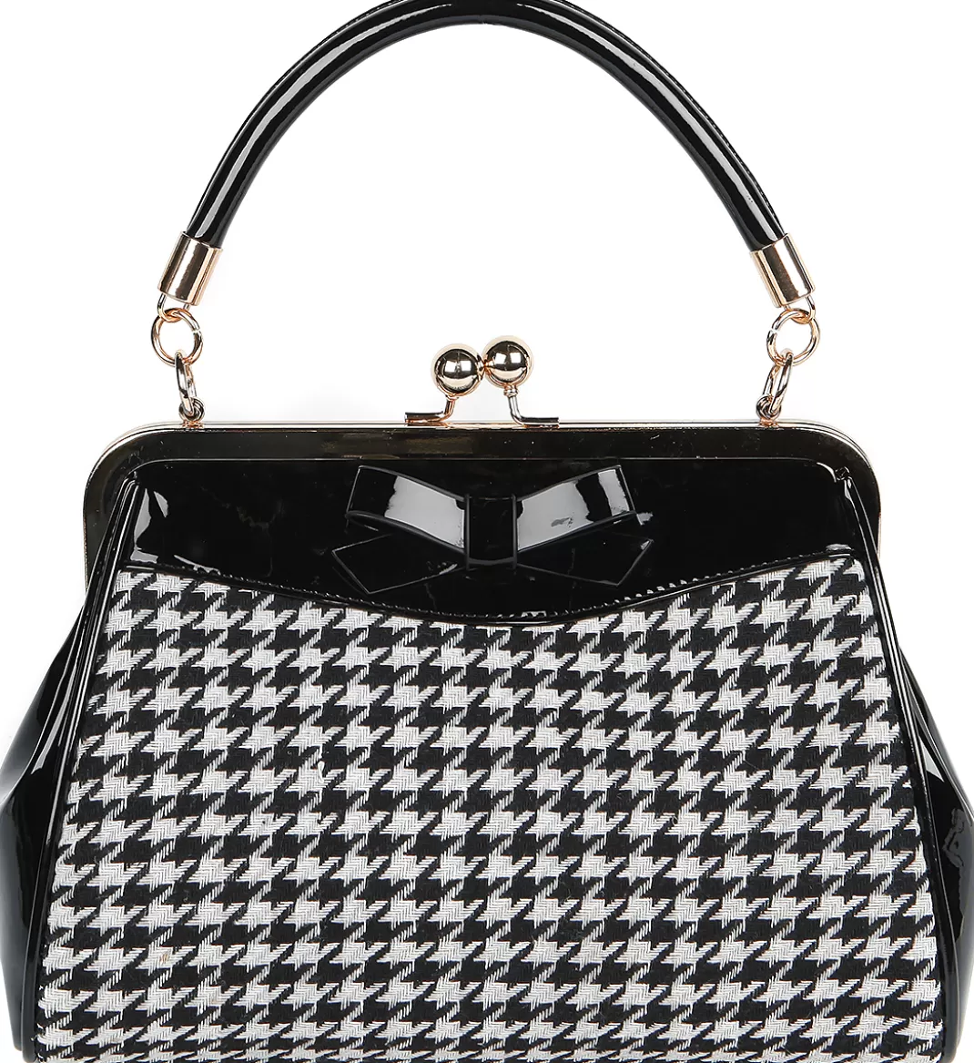 Gene Handbag Black-White By Alternative^Banned Clearance