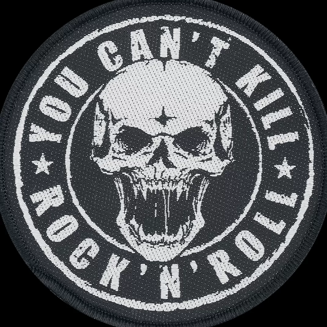 You Can'T Kill Rock N Roll Patch Black-White^Generic Discount