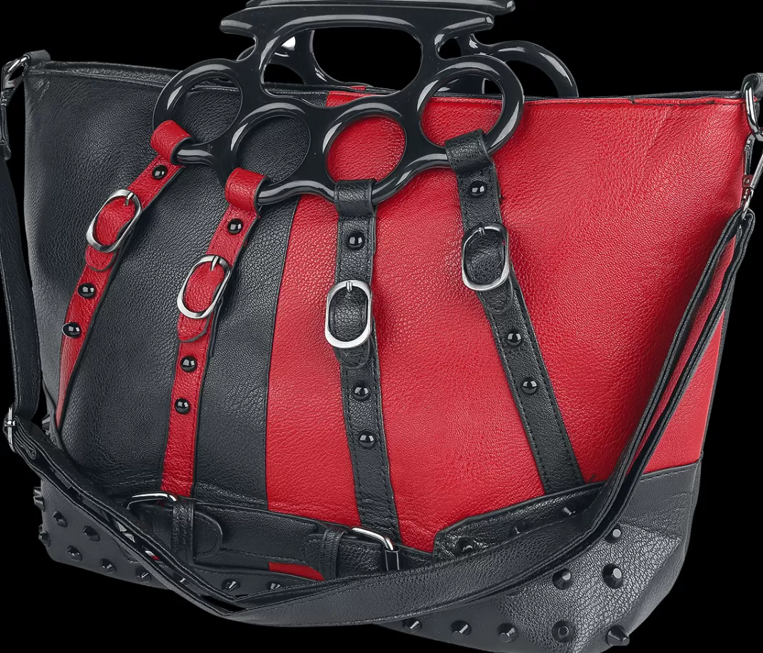 Harley Bag Handbag Black-Red By^Poizen Industries Fashion