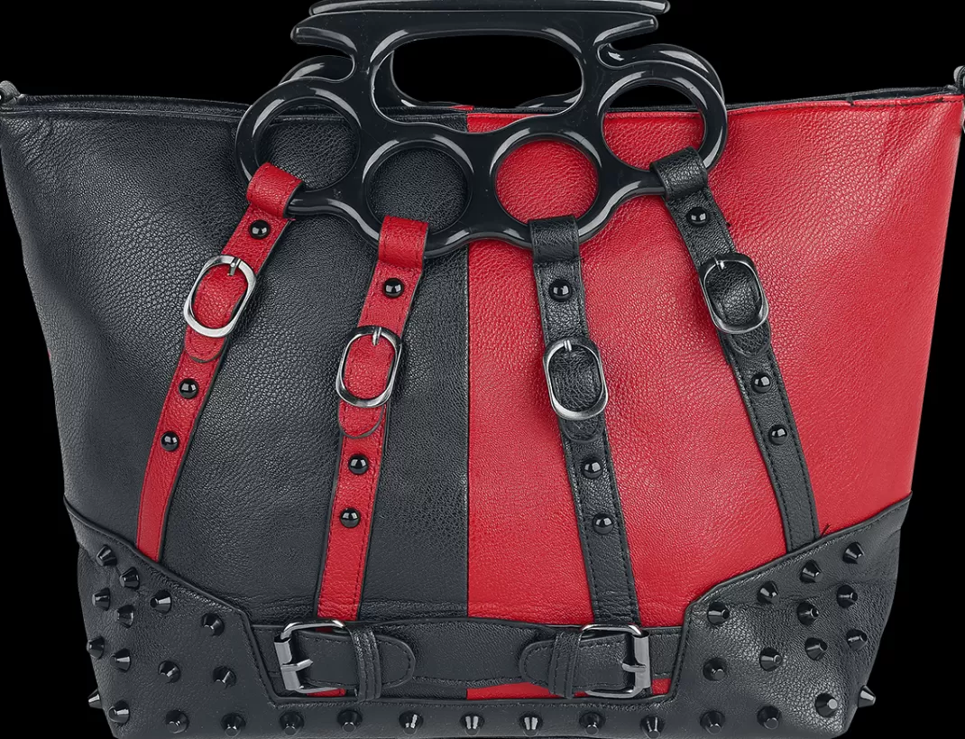 Harley Bag Handbag Black-Red By^Poizen Industries Fashion