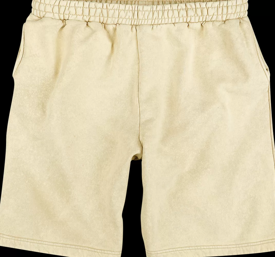 Men Urban Classics Heavy Sand-Washed Leisurewear Shorts Shorts Beige By