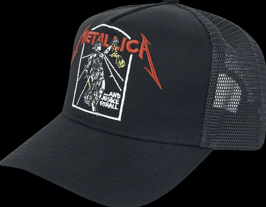 Men Metallica Justice Cap Black By