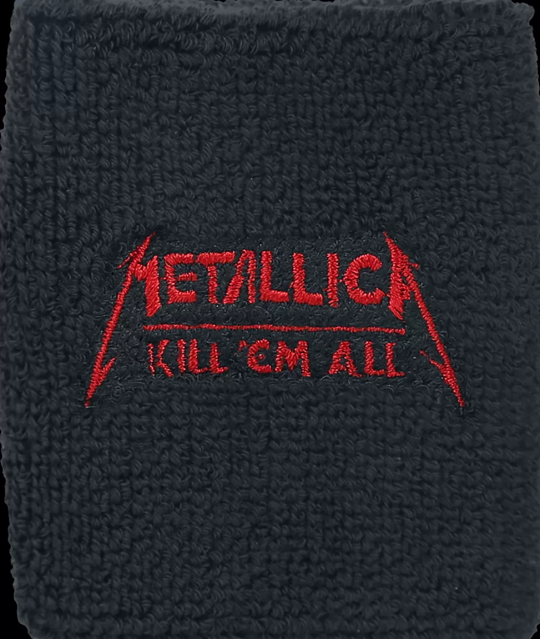 Men Metallica Kill 'Em All - Wristband Sweatband Black By