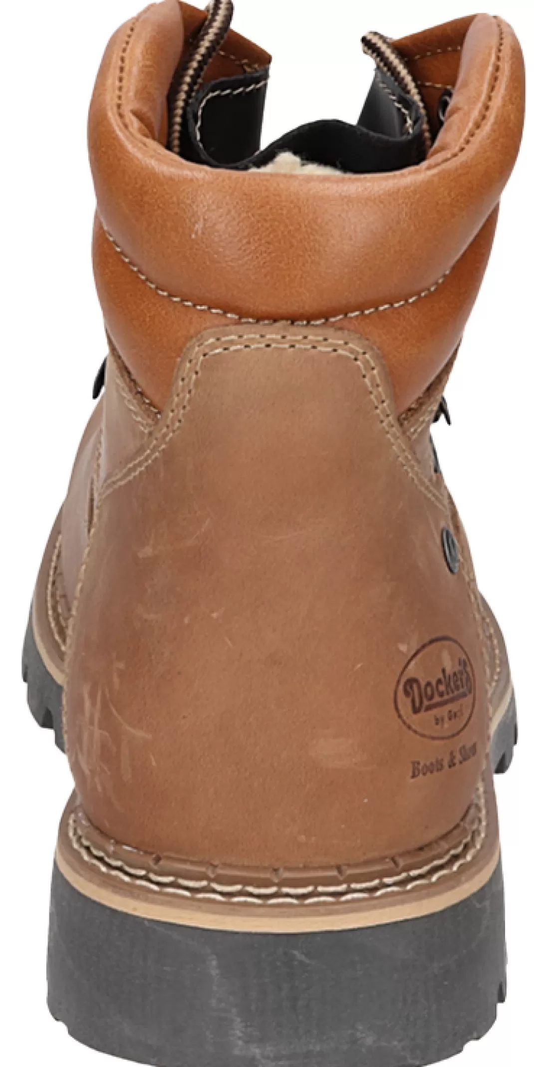 Men Dockers by Gerli Lace-Up Boots Winterstiefel Light Brown By