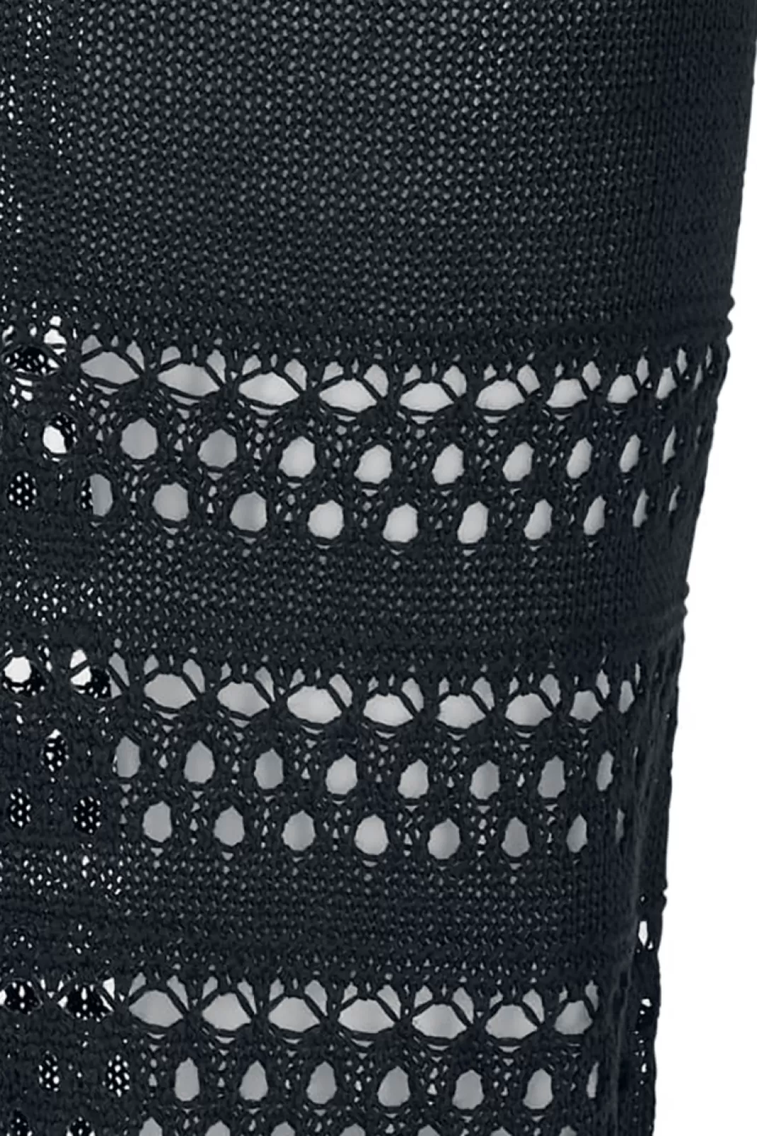 Ladies' 3/4 Crochet Knit Skirt Long Skirt Black By^Urban Classics Online