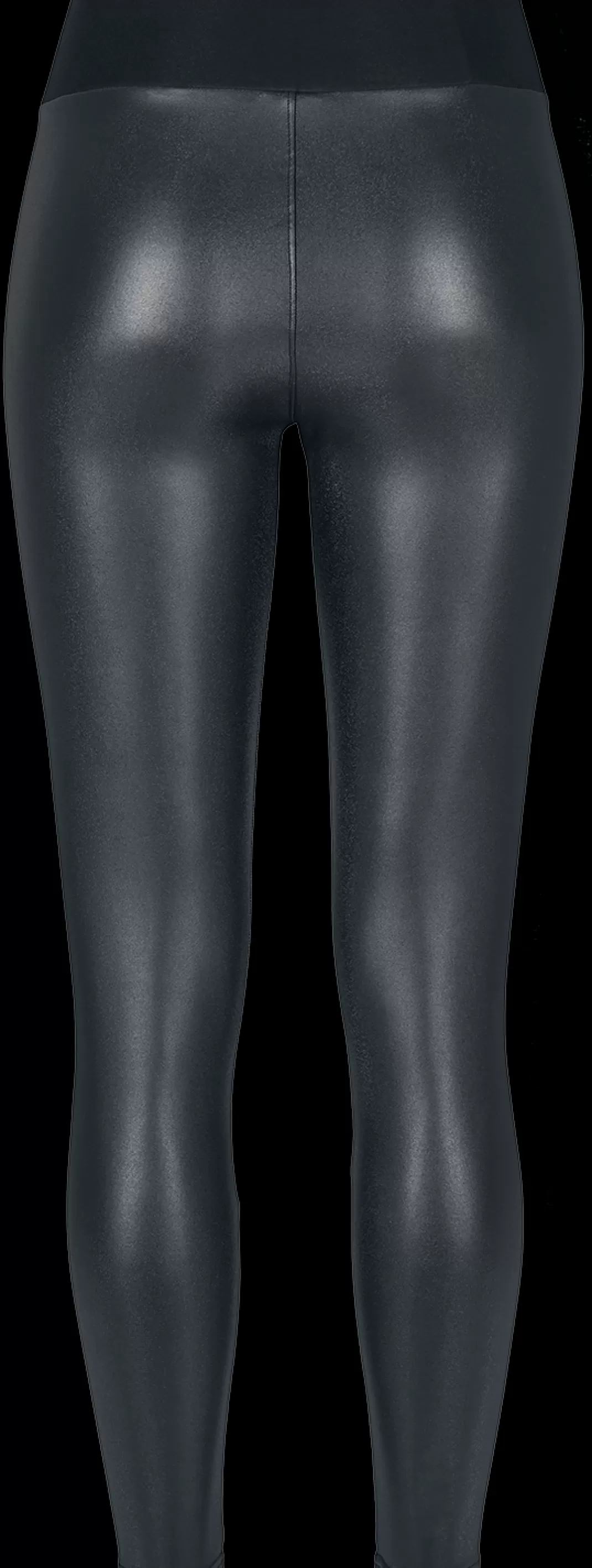 Ladies Faux Leather High Waist Leggings Leggings Black By^Urban Classics Shop