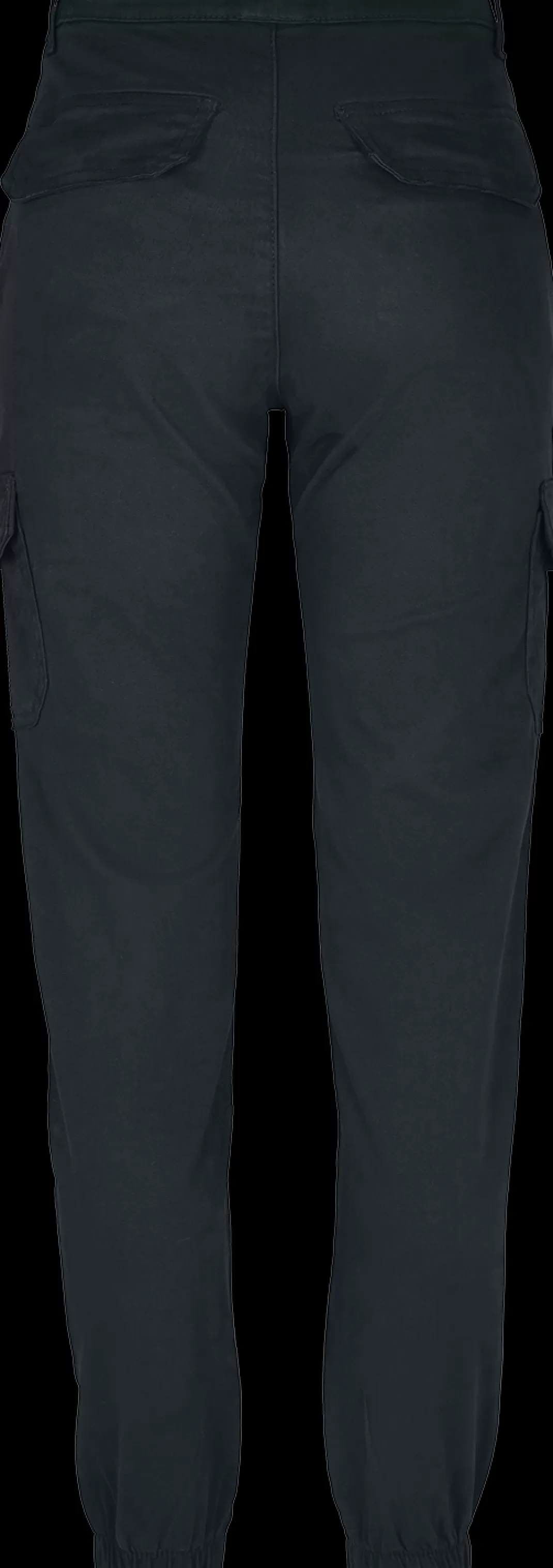 Ladies High Waist Cargo Pants Cargo Trousers Black By^Urban Classics Hot