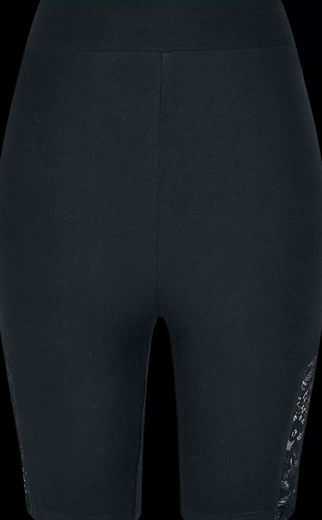 Ladies High Waist Lace Inset Cycle Shorts Shorts Black By^Urban Classics Cheap