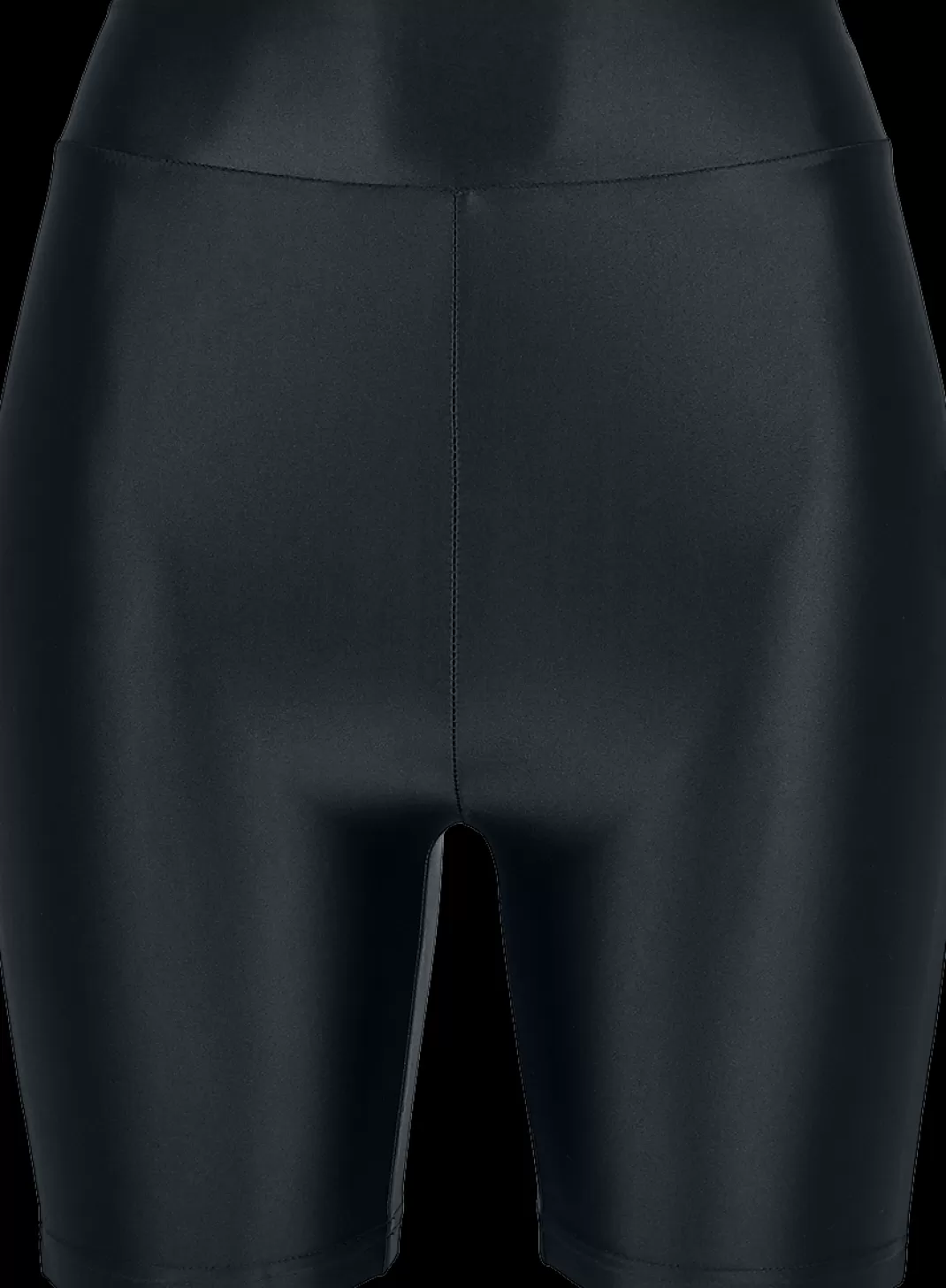 Ladies Highwaist Shiny Metallic Cycle Shorts Shorts Black By^Urban Classics Cheap