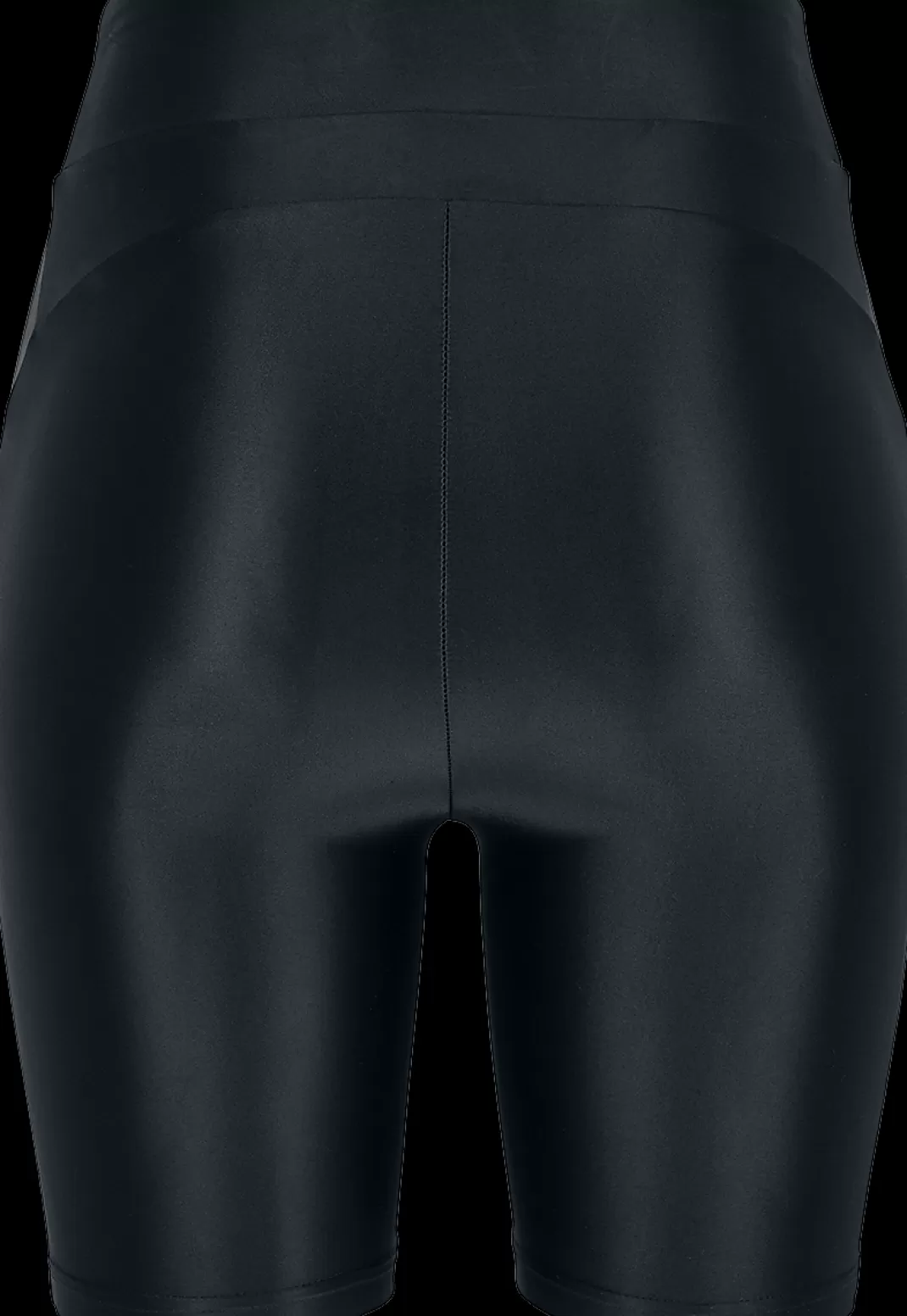 Ladies Highwaist Shiny Metallic Cycle Shorts Shorts Black By^Urban Classics Cheap