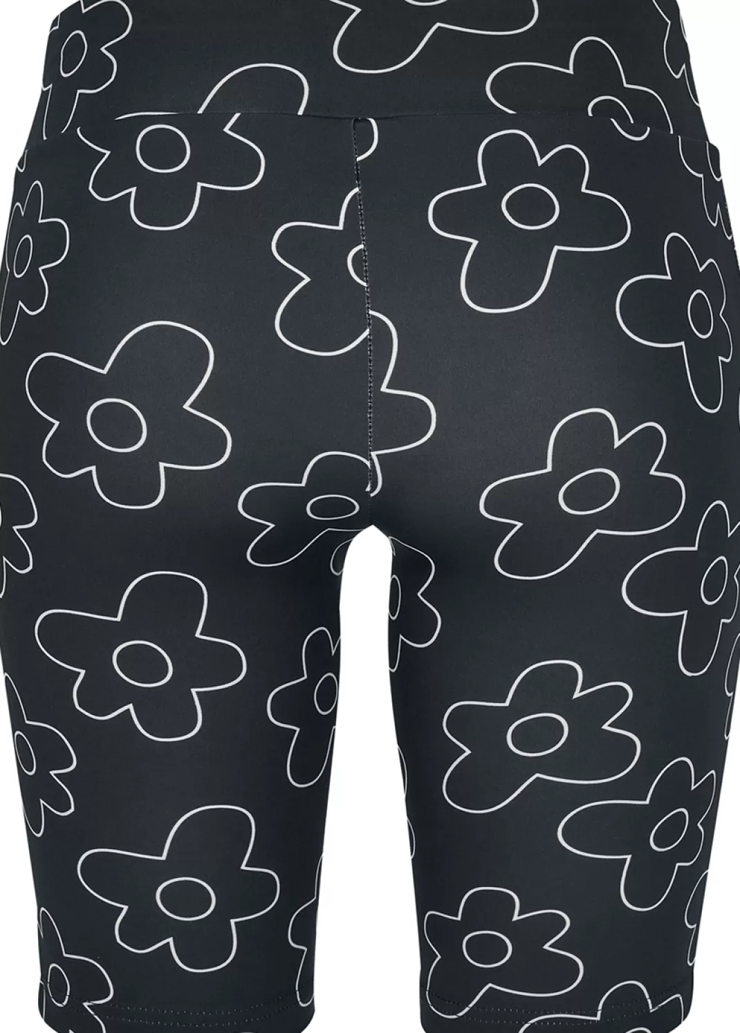 Ladies' High-Waisted Aop Tech Cycling Shorts Shorts Black By^Urban Classics Clearance